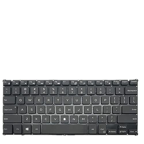 Clavier portable Dell Latitude 5175 noir version US pour réparation ordinateur