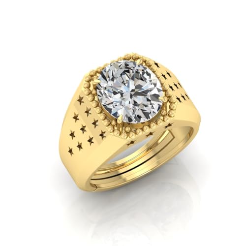 Bague zircon en argent plaqué or le cadeau mixte idéal