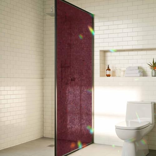 Vinilo decorativo ventana privacidad rojo oscuro 45x200 cm miniatura 6