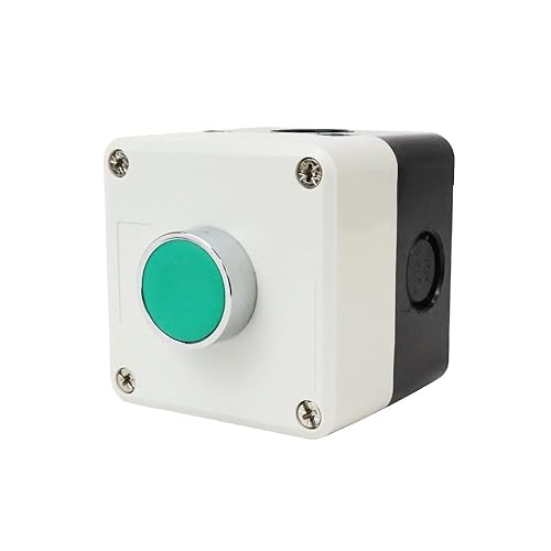 Miniatura 7 de Caja momentánea de la estación del interruptor del botón ATO, 1 NO, interruptor de control del botón del ABS un