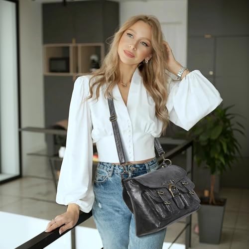 Image of Angel Kiss Purses and Handbags for Women,Vegan Leather Hobo Purses Crossbody Hobo Bag Tote Satchel Handbags