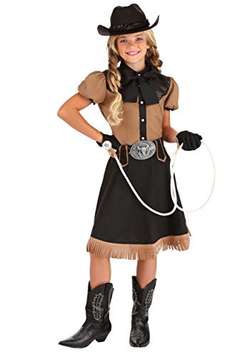 Disfraz de Vaquera para Niñas con Blusa y Sombrero miniatura 2