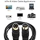 QUARKZMAN S Video Kabel 3 m, Mini DIN 4 Pin S-Video Kabel Stecker auf Buchse Vergoldeter Anschluss Übertragung für TV-Empfänger Monitor S-VHS VCR DVD