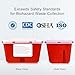 Sharps Container Large - Sharps Containers for Home Use and Labs - Portable Needle Disposal and Travel Size Biohazard Bin - 1 Gallon (Pack of 1)