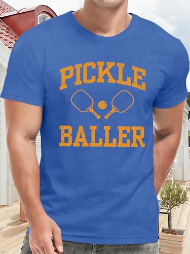 Image of Pickleball Shirts for Men Pickleball Player Themed T-Shirt Paddleball Lover Tee Tops