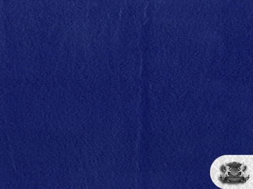 Tela Minky Solid ROYAL BLUE por yarda
