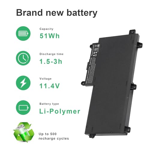 Image of ASUNCELL CI03 CI03XL Battery for HP ProBook 640 G2 645 G2 650 G2 655 G2, ProBook 640 G3 645 G3 650 G3 655 G3 Laptop, P /N: HSTNN-UB6Q HSTNN-LB6T HSTNN-PB6K 801554-001