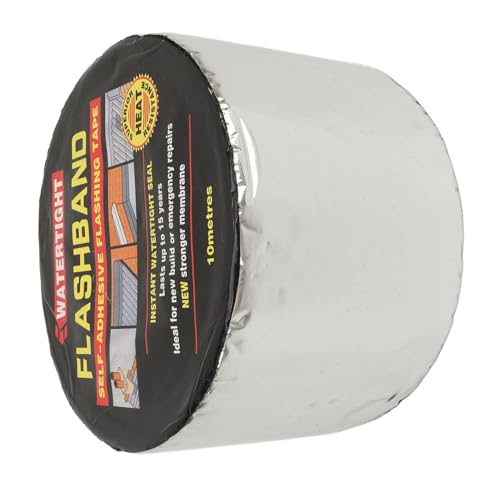 Image of Jeanoko 10m Aluminum Foil Asphalt Self Adhesive Waterproof Tape for Ship Sealing Warehouse, Color Steel Tiles, Jeanokop23kzqxrf4