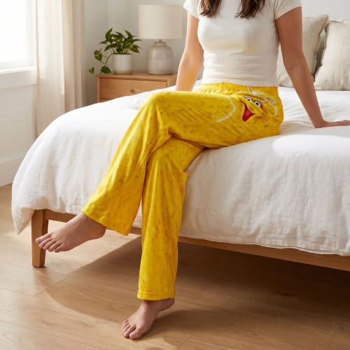Image of BRIEF INSANITY Sesame Street Character Pajama Pants for Men & Women - Soft Loose-Fit Lounge Bottoms with Side Pockets