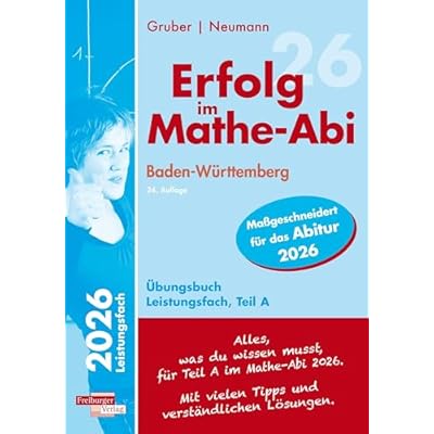 Erfolg im Mathe-Abi 2026 Leistungsfach Teil A Baden-W&uuml;rttemberg