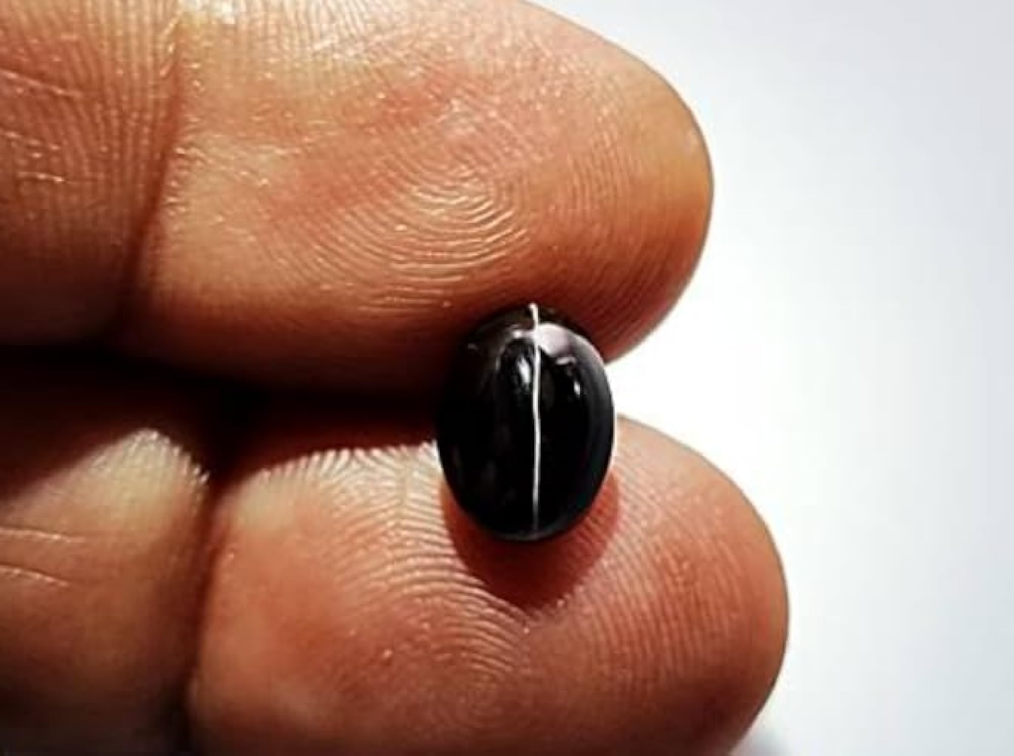 6 Carat Black Chrysoberyl Cats Eye Stone, Certified
