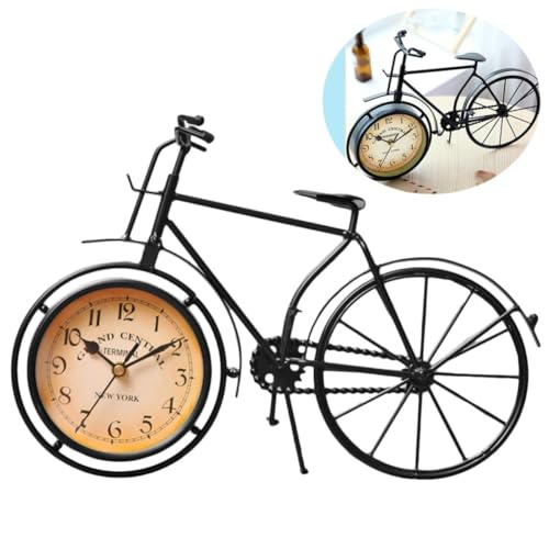 Reloj de bicicleta retro de hierro regalo original para escritorio 6