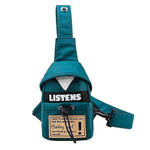 Sac à bandoulière imperméable avec plusieurs compartiments zippés pour ranger votre monnaie