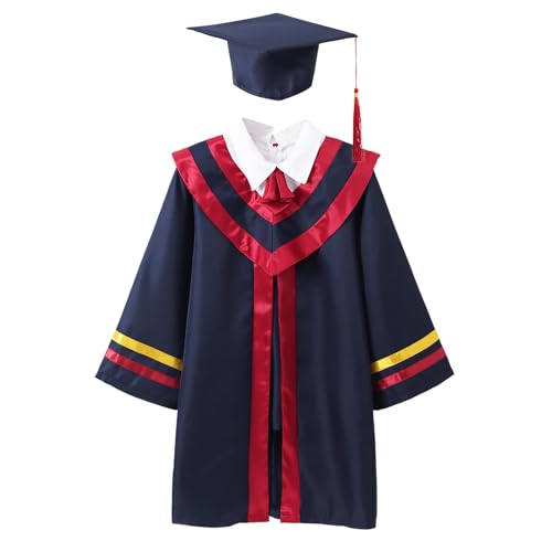 Generisch 2026 traje de graduación para niños y niños, traje de médico, juego de guardería, disfraz de soltero, sesión de fotos, ropa formal, ropa escolar, azul, 170/XXXXL