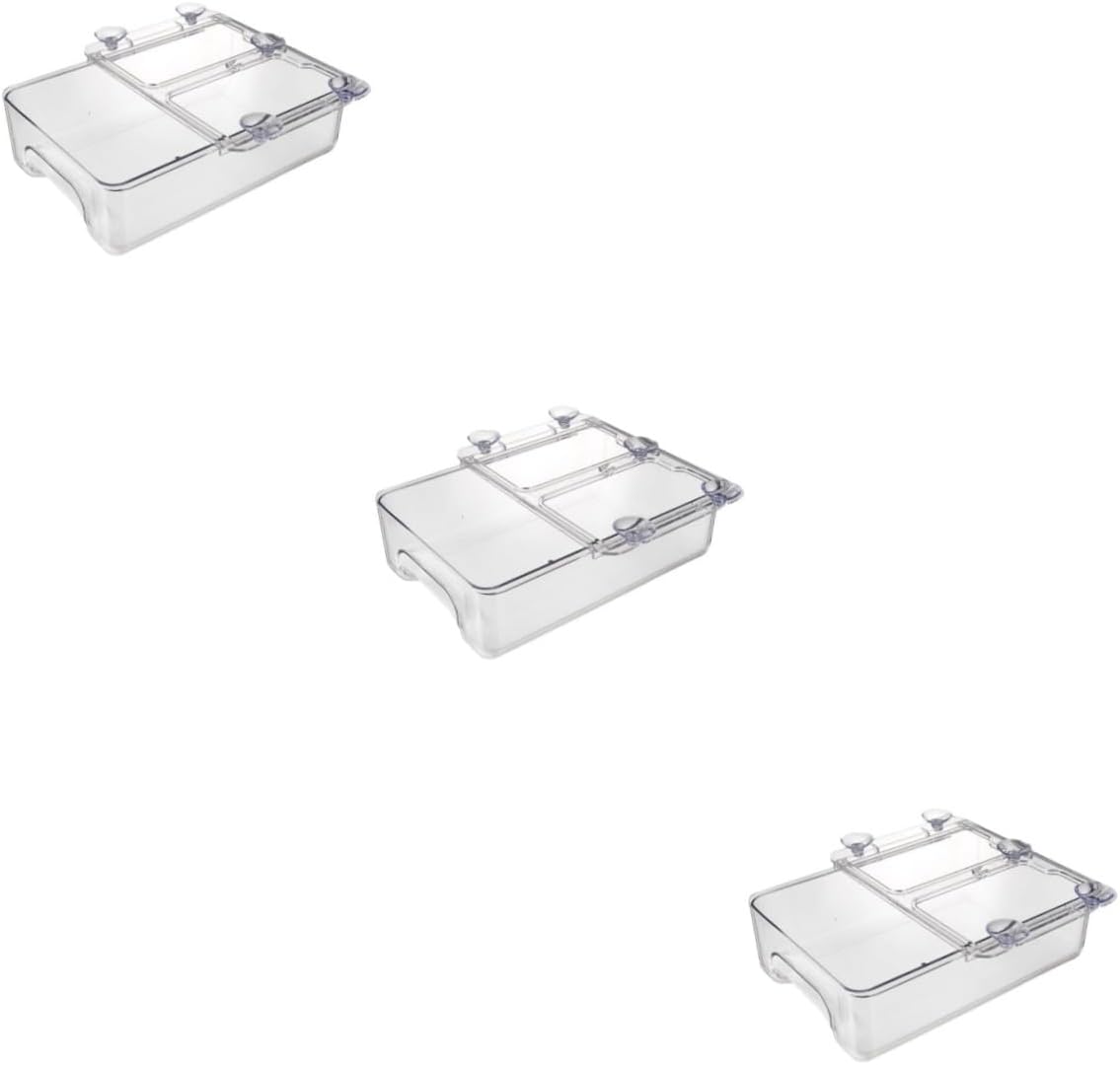 2 Pcs Suction Cup Storage Fridge Pull Out Drawers Square Stand Egg Carton Egg Trays Shelf Holders Brackets for Shelves Shelf Bracket Egg Crate White Refrigerator Food re-usable (Whitex