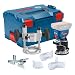 Produktbild Bosch Professional 18V System Akku-Kantenfräse GKF 18V-8 (Parallelanschl., 2x Saugadapter Fr., Spanschutz, 8mm-Spannz., Spannschl., TE-Taucheinheit, 2x Saugadapter Taucheinh., L-BOXX o. Akku/Ladeger.)