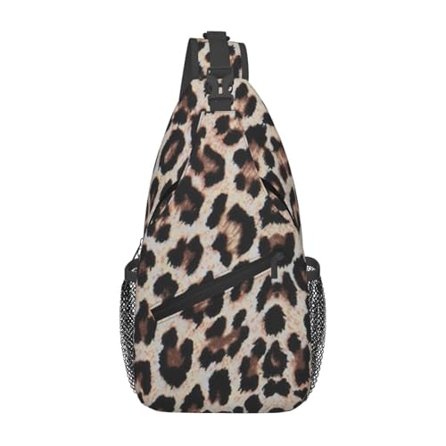 Sac de poitrine léopard idéal pour vos festivals et randonnées