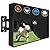 Zettum Outdoor TV Cover 75 Inch – 600D Waterproof Weatherproof TV Protector with Zipper for 70–75 Inch Flat Screen TVs, Heavy Duty Enclosure for Outside Use