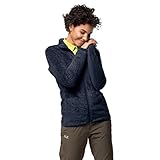 jack wolfskin fleecejacke nanuk 150 sehr weich Jack Wolfskin Damen PINE LEAF JACKET Damen Fleecejacke, midnight blau stripes, M