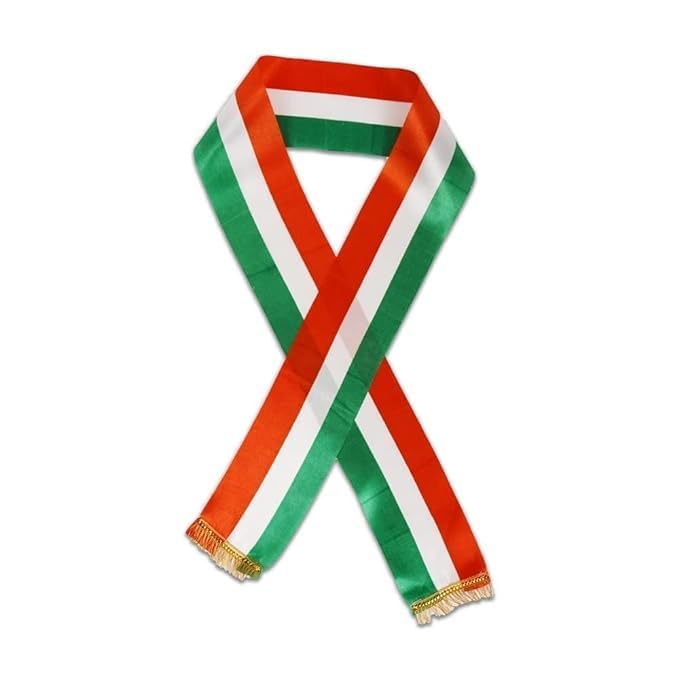 ARYANSH SHOPPE Tricolor Unisex Scraf/Republic Day/Independence Day/Trianga Scarf/Stole For Girls And Boys-image-23