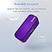 SHBC Medical Cooler Insulin Vial Carrying Travel Case Protector for Diabetic with One Ice Pack Black-Purple
