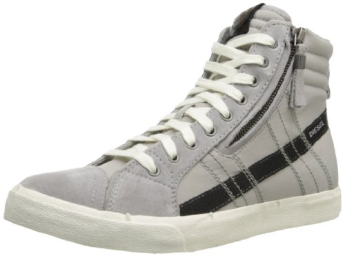 Diesel Men's D-velows D-string Fashion Sneaker,Paloma/Black,8.5 M US