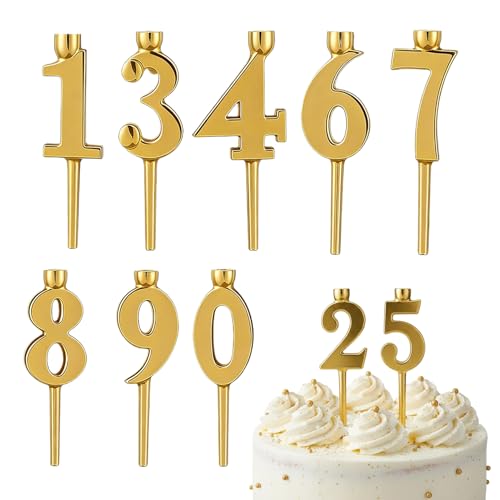 Strumento per celebrazioni di lunga durata: il set portacandele numerico garantisce un uso ripetuto essendo facile da pulire e riporre, riducendo inutili sprechi di decorazioni; goditi la sua presenza scintillante durante compleanni, vacanze o eventi importanti con il minimo sforzo