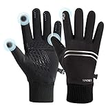 LATTCURE Fahrradhandschuhe Herren Damen Warmer Winterhandschuhe Kinder Handschuhe Winter Touchscreenhandschuhe Fahrradhandschuhe Laufhandschuhe Sports Handschuhe zum Laufen, Radfahren, Klettern