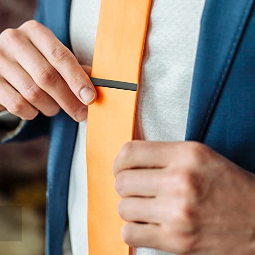 Roctee Tie Clips For Men, 3 Pack Classic Tie Clip Silver Gold Black Necktie Tie Bar Pinch Clips Suitable For Wedding Anniversary #TOP4