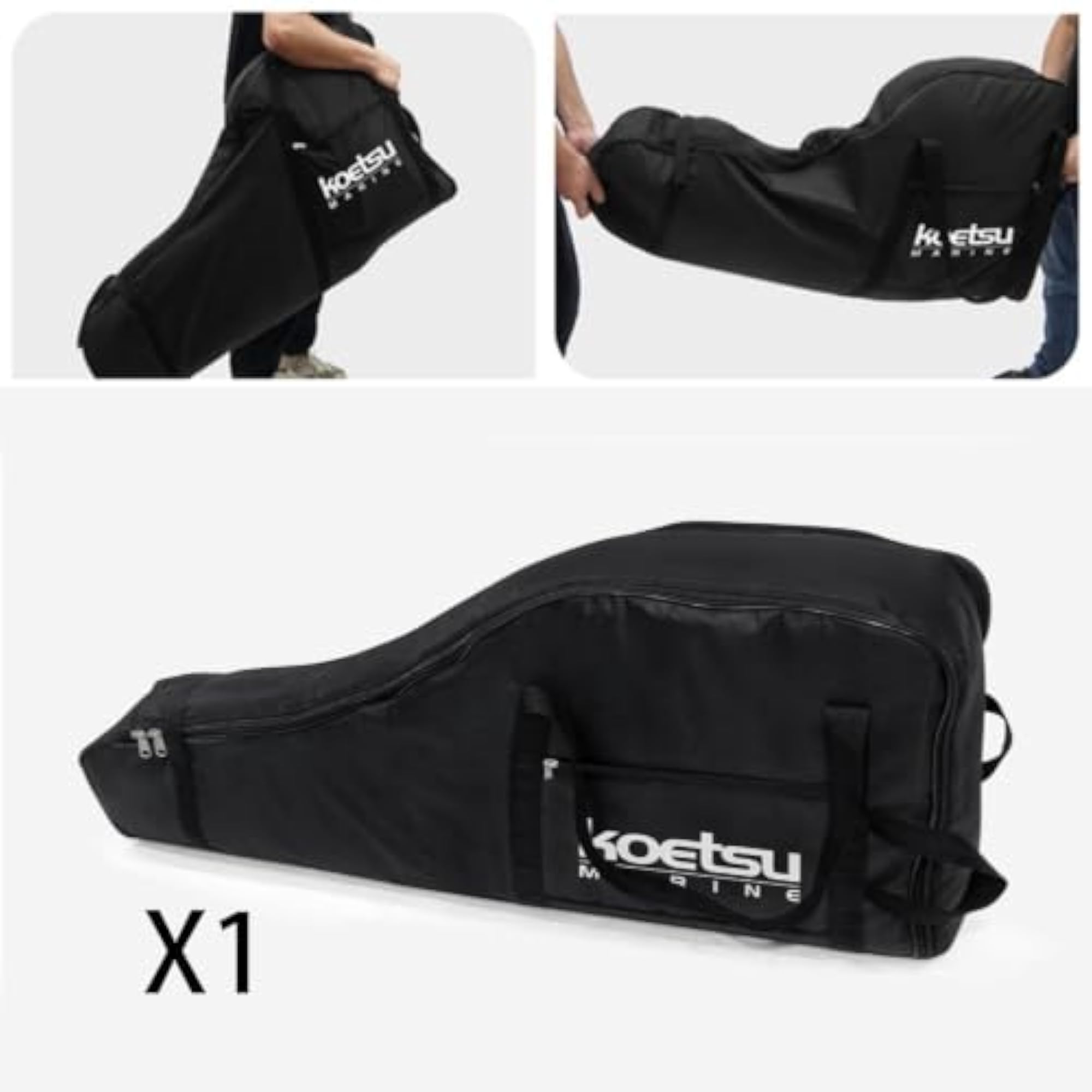 Marine Outboard Motor Storage Bag with Zipper Closure