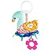 Tomy Lamaze L27195 - Peluche a clip per culla o passeggino, giocattolo multifunzione, giocattolo per il risveglio con 2 sonagli, adatto fin dalla prima età, multicolore