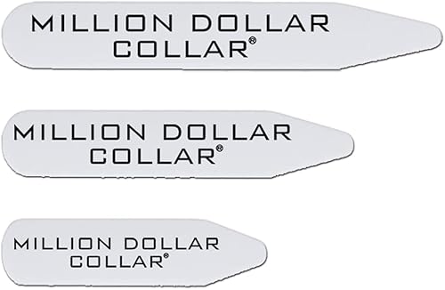 Miniatura 6 de Collar de plástico, blanco Inserciones de cuello de camisa de vestir, camisas de vestir extraíbles para hombres