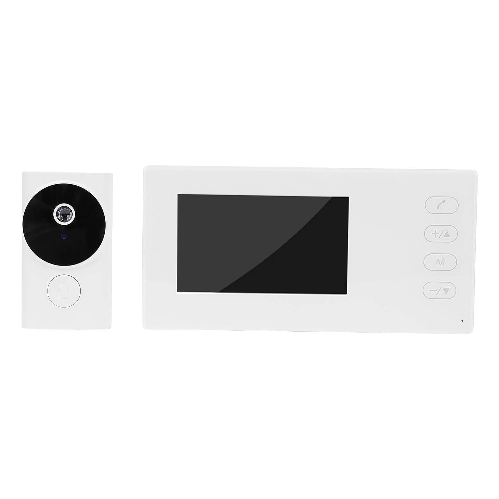 Yinhing Timbre con vídeo inalámbrico HD 720p, Pantalla táctil LCD 4,5 Pulgadas, visión Nocturna, ángulo 140°, bidireccional, Resistente IP55, Ideal para Villa