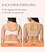 CYDREAM Womens Zip Front Closure Bra Wireless Seamless Bralettes Comfort Full Coverage Back Smoothing No Underwire (US, Alpha, Large, Regular, Regular, Beige)