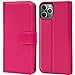 Produktbild Conie® Handy Hülle für iPhone 11 Pro Etui, Premium Booklet Cover Flip Schutzhülle für iPhone 11 Pro Tasche, Pink