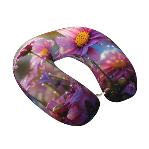 Almohada cuello en U espuma viscoelástica 25 cm x 30 cm miniatura 2