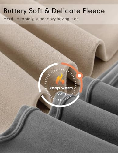 BINIDUCKLING Girls Fleece Lined Leggings Warm Thermal Kids Yoga Pants 4-13 Years3