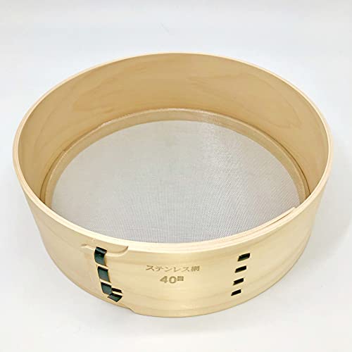 玉日本 そば打ち用粉ふるい 240mm・40目