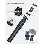 Lamicall Tripod for iPhone - 3 in 1 Flexible Phone Tripod with Wireless Remote - iPhone Stand for Video Recording Vlogging Selfie Valentines Day Gift Compatible with Phone GoPro, Digital Camera - Image 5