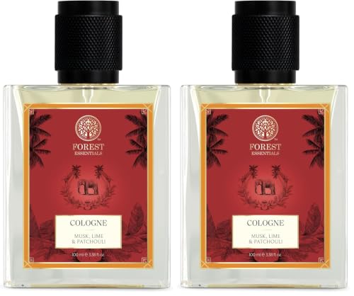 Image of Cologne - Musk, Lime & Patchouli | Long Lasting & Sophisticated scent | With Skin Nourishing Ingredients (Pack of 2)