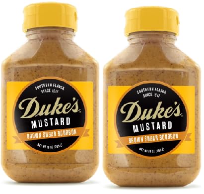 BROWN SUGAR BOURBON MUSTARD (2 bottles, 10 oz. each)