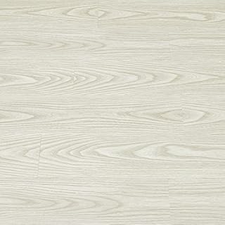 Self Adhesive Floor Tile Vinyl Flooring Planks White Wood Effect Peel and Stick Tile 15X90cm 10pcs for Kitchen Living Room Bathroom Floor Planks