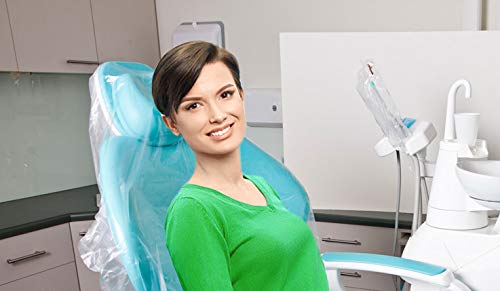 Dukal Disposable Equipment 1/2 Chair Sleeves 27.5" X 24". Pack Of 225 Tattoo Dental Chair Covers. Multipurpose Professional Sleeves For Clinics, Tattooing, Piercings. #TOP5