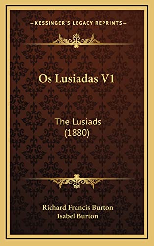Os Lusiadas V1: The Lusiads (1880)