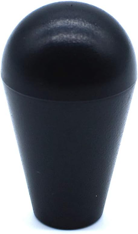 Arcity 2 Pcs Arcade Joystick Oval Bat Top Topper Knob Ball Top Handle Knob American Type Style Black and Black for Zippy SANWA SEIMITSU Arcade1up Machine Console Cabinet New HY PJ092 15