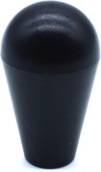 Arcity 2 Pcs Arcade Joystick Oval Bat Top Topper Knob Ball Top Handle Knob American Type Style Black and Black for Zippy SANWA SEIMITSU Arcade1up Machine Console Cabinet New HY PJ092 15