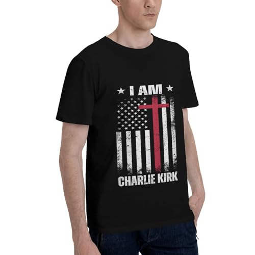 I AM Charlie Kirk Shirt Hero Charlie Kirk Men's T-Shirt Short Sleeve Tees4