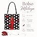 Imagen de IllustrArte Bolso Tote Flamenco 43x43 cm