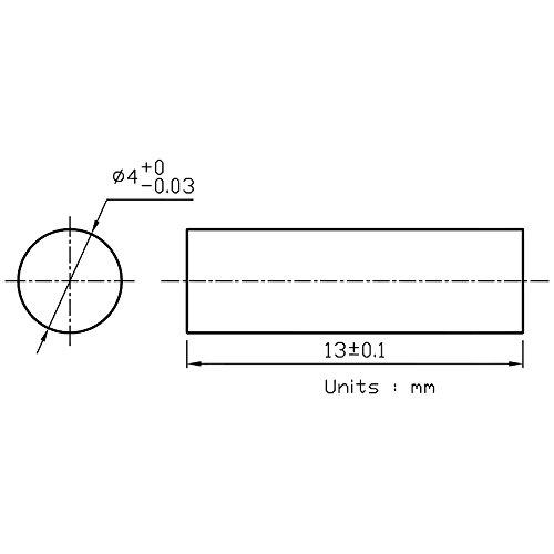 Image of RL413 Laser Diode Rod Lens O4x13mm, 1 PCS