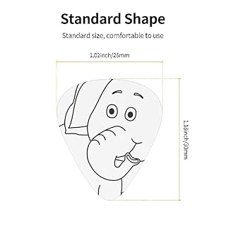 Lot de 12 médiators en forme d’éléphant Blanc - Les Beatles, Paul McCartney, John Lennon, RIngo Starr, George Harrison Lot de 12 médiators en forme d'éléphant Blanc – Image 4